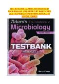 Foundations in Microbiology 12th Edition Test Bank &ndash; Chess &vert; All Chapters 1-21