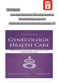 TEST BANK For Gynecologic Health Care&colon; With an Introduction to Prenatal and Postpartum Care&colon; With an Introduction to Prenatal and Postpartum Care 4th Edition by Kerri Durnell Schuiling&comma; Frances E&period; Likis