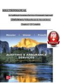 Solution Manual For Auditing & Assurance Services&colon; A Systematic Approach&comma; 12th Edition By William Messier Jr&comma; Steven Glover&comma; Verified Chapters 1 - 21&comma; Complete Newest Version