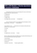 ISDS 1100 Module 1 Review Questions & answers 2025&sol;2026