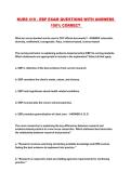 NURS 419 - EBP EXAM QUESTIONS WITH ANSWERS 100&percnt; CORRECT 