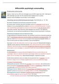 Samenvatting Differenti&euml;le Psychologie - 18&sol;20&excl; 