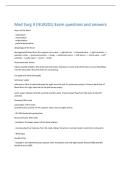Med Surg II &lpar;NUR201&rpar; Exam questions and answers 
