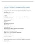 Med Surg &lpar;NUR201&rpar; Exam questions and answers 