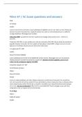 Mine AP &sol; AC Exam questions and answers 