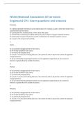 NACE &lpar;National Association of Corrosion  Engineers&rpar; CP1  Exam questions and answers 