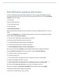 NUR 400 Exam1 questions and answers 