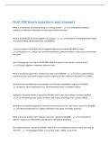 NUR 250 Exam1 questions and answers 