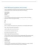 NUR 250 safety Exam questions and answers 