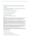 NUR 250 SIM Lab Final Exam questions and  answers 