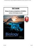 Biology&colon; Concepts and Applications &lpar;10th Edition&rpar; by Cecie Starr&comma; Christine Evers & Lisa Starr &ndash; Test Bank &vert; Exam-Ready Questions with Complete Chapter Coverage