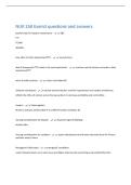 NUR 250 Exam2 questions and answers 