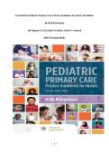 Test Bank for Pediatric Primary Care&colon; Practice Guidelines for Nurses 5th Edition By Beth Richardson&vert; All Chapters &lpar;1-36&rpar; &vert; Q&As Verified &vert; Grade A&plus; Assured &vert;ISBN 9781284248302
