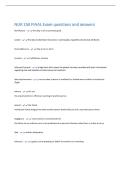 NUR 250 FINAL Exam questions and answers 