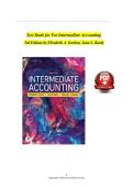 Intermediate Accounting &lpar;3rd Edition&rpar; by Gordon &ndash; Test Bank &vert; Exam-Ready Questions with Complete Coverage &lpar;Chapters 1&ndash;22&rpar;