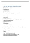 NUR 360 Exam questions and answers 