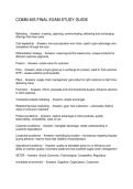 COMM 465 FINAL EXAM STUDY GUIDE