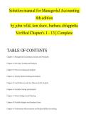 Solution Manual for Managerial Accounting&comma; 8th Edition 2026&sol;2027 &ndash; John Wild&comma; Ken Shaw & Barbara Chiappetta &ndash; Complete Verified Chapter Solutions &lpar;1&ndash;13&rpar;