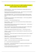 CRC Study G with all Correct & 100&percnt; Verified Answers &vert;Latest Update &vert;Already Graded A&plus;