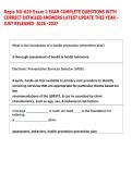 Regis NU-629 Exam 2 EXAM COMPLETE QUESTIONS WITH  CORRECT DETAILED ANSWERS LATEST UPDATE THIS YEAR -  JUST RELEASED  2026 -2027  