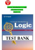 Test Bank For A Concise Introduction to Logic 14th Edition by Patrick J&period; Hurley Chapter 1-14&period;pdf