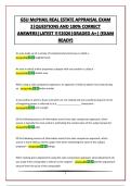 GSU McPHAIL REAL ESTATE APPRAISAL EXAM 2&vert;QUESTIONS AND 100&percnt; CORRECT ANSWERS&vert;LATEST &excl;&excl;&excl;&excl;2026&vert;GRADED A&plus;&vert; &lpar;EXAM READY&rpar;