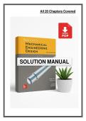 Shigley&rsquo;s Mechanical Engineering Design &lpar;11th Edition&rpar; by Budynas & Nisbett &ndash; Solution Manual &vert; Complete Worked Solutions for Mechanical Engineering Design