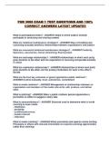 PUR 3000 EXAM 1 TEST QUESTIONS AND 100&percnt; CORRECT ANSWERS LATEST UPDATE&excl;&excl;