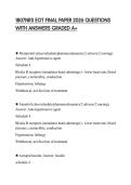 1807NRS EOT FINAL PAPER 2026 QUESTIONS WITH ANSWERS GRADED A&plus;