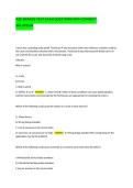 ASE BRAKES TEST EXAM QUESTIONS WITH CORRECT SOLUTIONS 
