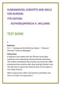 2026 Nursing Test Bank &vert; Fundamentals of Nursing Test Bank &ndash; Patricia Williams &ndash; NCLEX-Style Questions & Clinical Skills MCQs