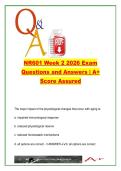 NR 601 Week 2 &lpar;2026&rpar; &ndash; 156 Questions on Geriatrics&comma; Cardiology&comma; Endocrine & Preventive Care