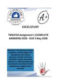 TMN3704 Assignment 1 &lpar;COMPLETE ANSWERS&rpar; 2026 - DUE 5 May 2026&semi;100&percnt; trusted &comma;comprehensive and complete reliable solution with clear explanation&period;  