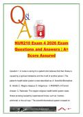 NUR 210 Exam 4 &lpar;2026&rpar; &ndash; 119 Questions on Culture&comma; Spirituality&comma; Pain&comma; Sleep & End-of-Life Care