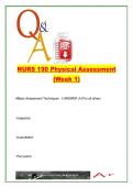 NURS 190 Physical Assessment &lpar;2026&rpar; &ndash; 420 Questions on Head&comma; Neck&comma; Skin&comma; Hair & Nails Examination
