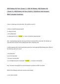 ASE Brakes A5 Test &lpar; Exam 1 &rpar;&comma; ASE A5 Brakes&comma; ASE Brakes A5 &lpar; Exam 3 &rpar;&comma; ASE Brakes A5 Test &lpar; Exam 2 &rpar; Qustions And Answers With Complete Solutions 