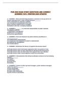 PUR 3000 EXAM STUDY QUESTIONS AND CORRECT ANSWERS 100&percnt; VERIFIED 2026 UPDATE&excl;&excl;