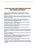 UF PUR 3000 EXAM 3 WITH COMPLETE SOLUTIONS 100&percnt; VERIFIED 2026 UPDATE&excl;&excl;