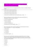 BIO 180 Exam 3 Lecture Questions and Correct Answers&period;