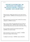 AMT&sol;RPT EXAM PREP 2026 &vert; 100 QUESTIONS AND CORRECT DETAILED ANSWERS &vert; ALREADY A GRADED &vert; NEW AND REVISED