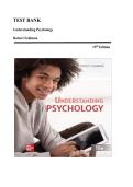 TEST BANK&lowbar;&lowbar;Understanding Psychology 15th Edition by Robert Feldman &comma; ISBN&colon; 9781260829464 &vert;All Chapters Included&vert; Guide A&plus;