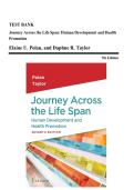 Test Bank - Journey Across the Life Span&colon; Human Development and Health Promotion&comma; 7th Edition &lpar;Polan&comma; 2024&rpar;&comma; Chapter 1-14 &vert; All Chapters