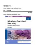 TEST BANK&lowbar;&lowbar;Medical-Surgical Nursing&colon; Concepts & Practice 5th Edition by Holly K&period; Stromberg &comma; ISBN&colon; 9780323810210 &vert;All Chapters Included&vert; Guide A&plus;