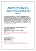 PUBLIX DELI ASSISTANT MANAGER CERTIFICATION EXAM PREP 2026 ALL QUESTIONS AND CORRECT DETAILED ANSWERS &vert; ALREADY A GRADED &vert; NEW AND REVISED