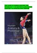 TEST BANK OF HUMAN ANATOMY AND PHYSIOLOGY 11TH EDITION ELAINE MARIEB CHAPTER 1-29 UPDATED 2026 VERIFIED 