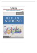 TEST BANK for Public Health Nursing&colon; Population-Centered Health Care in the Community&comma; 9th Edition by Marcia Stanhope and Jeanette Lancaster &vert;all chapters&vert;