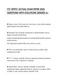 CIT GPSTC ACTUAL EXAM PAPER 2026 QUESTIONS WITH SOLUTIONS GRADED A&plus;