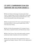 CIT GPSTC COMPREHENSIVE EXAM 2026 QUESTIONS AND SOLUTIONS GRADED A&plus;