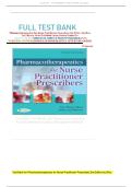 FULL TEST BANK Pharmacotherapeutics For Nurse Practitioner Prescribers 3rd Edition By Woo&comma; Teri&comma; Wynne&comma; Anita Published Latest Update Graded A&plus;