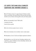 CIT GPSTC TEST BANK 2026 COMPLETE QUESTIONS AND ANSWERS GRADED A&plus;